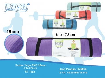 Saltea Yoga PVC 10mm 61x173cm 075854