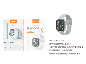 Ceas smartwatch cu ecran tactil impermeabil IP67 1.69 IPS 220mAh 0951790