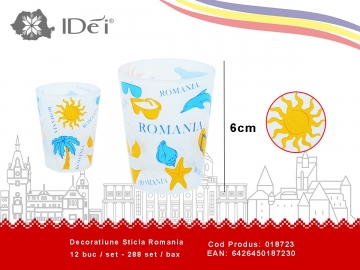 Decoratiune Sticla Romania 018723