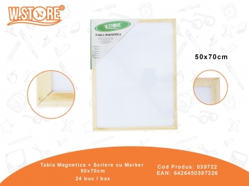 Tabla Magnetica + Scriere cu Marker 50x70cm 039722