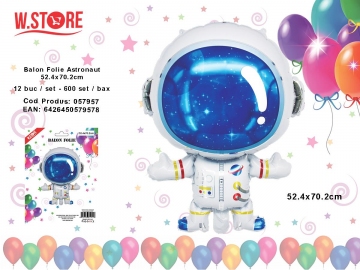 Balon Folie Astronaut 52.4x70.2cm 057957