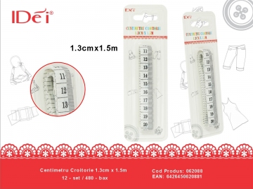 Centimetru Croitorie 1.3cm x 1.5m 062088
