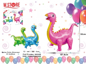 Balon Folie Dinozaur 57.5x92cm 063249