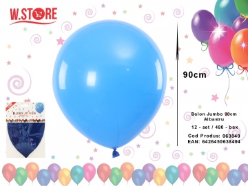 Balon Jumbo 90cm Albastru 063840