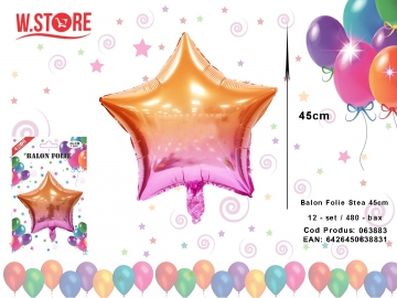 Balon Folie Stea 45cm 063883