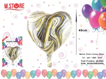 Balon Folie Inima 45cm 063890