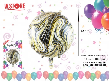 Balon Folie Rotund 45cm 063891