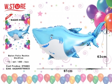 Balon Folie Rechin 63x97cm 076663
