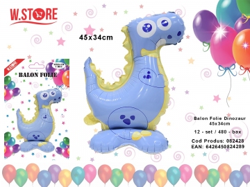 Balon Folie Dinozaur 45x34cm 082428