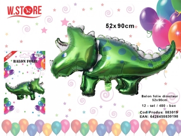 Balon folie dinozaur 52x90cm 083019