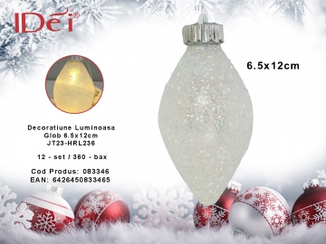 Decoratiune Luminoasa Glob 6.5x12cm JT23-HRL236 083346