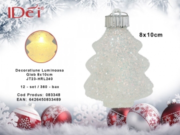 Decoratiune Luminoasa Glob 8x10cm JT23-HRL240 083348