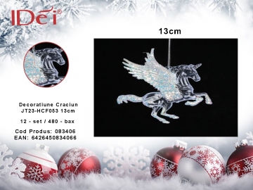 Decoratiune Craciun JT23-HCF053 13cm 083406