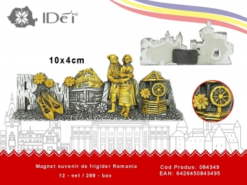 Magnet suvenir de frigider Romania 084349