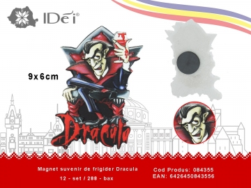 Magnet suvenir de frigider Dracula 084355