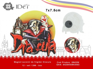 Magnet suvenir de frigider Dracula 084356