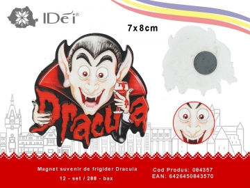 Magnet suvenir de frigider Dracula 084357