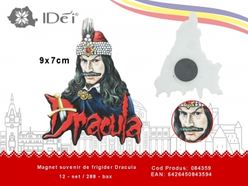 Magnet suvenir de frigider Dracula 084359