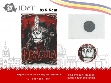 Magnet suvenir de frigider Dracula 084366