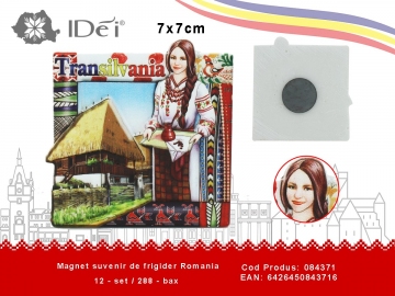Magnet suvenir de frigider Romania 084371