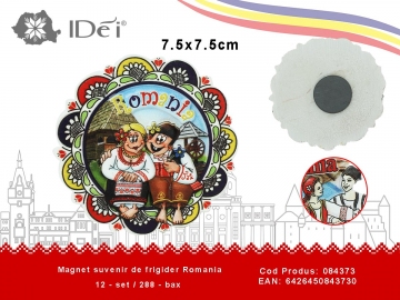 Magnet suvenir de frigider Romania 084373