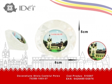 Decoratiune Sticla Castelul Peles 7325B-1003-37 510097