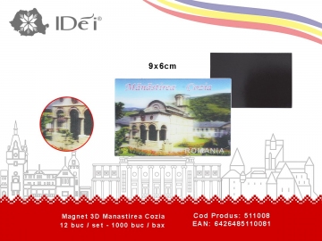 Magnet 3D Manastirea Cozia 511008