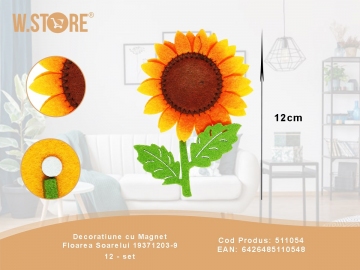 Decoratiune cu Magnet Floarea Soarelui 19371203-9 511054