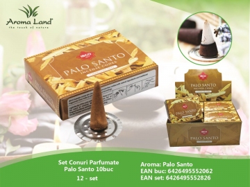 Set Conuri Parfumate Palo Santo 10buc 6426495552826